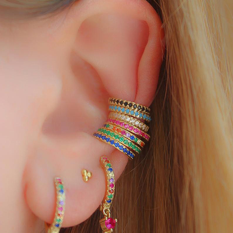 Ear Cuff No Piercing - Ear Cuff Micro Pave Cz Marquise
