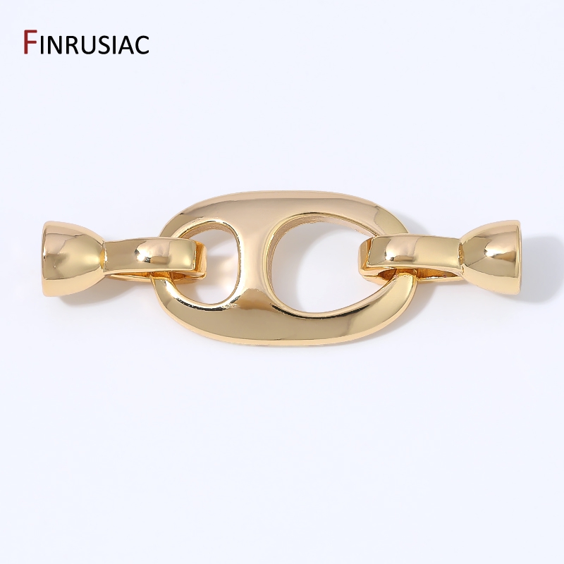 Pearl Necklace - 18K Gold Plated Brass Coffee Bean