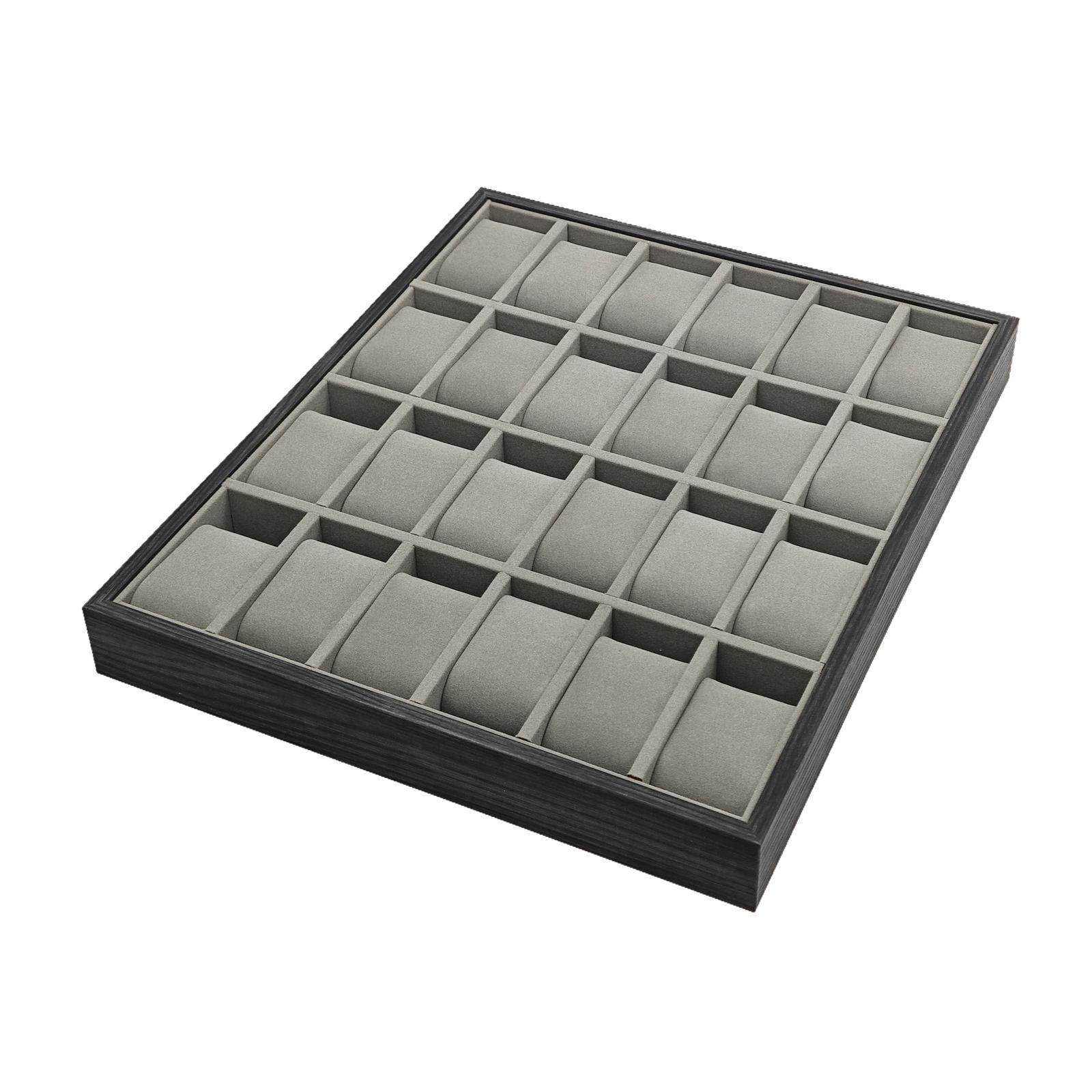 24 Slot Wooden Watch Storage T - Jewelry And Watches Exhibition 评论和价格