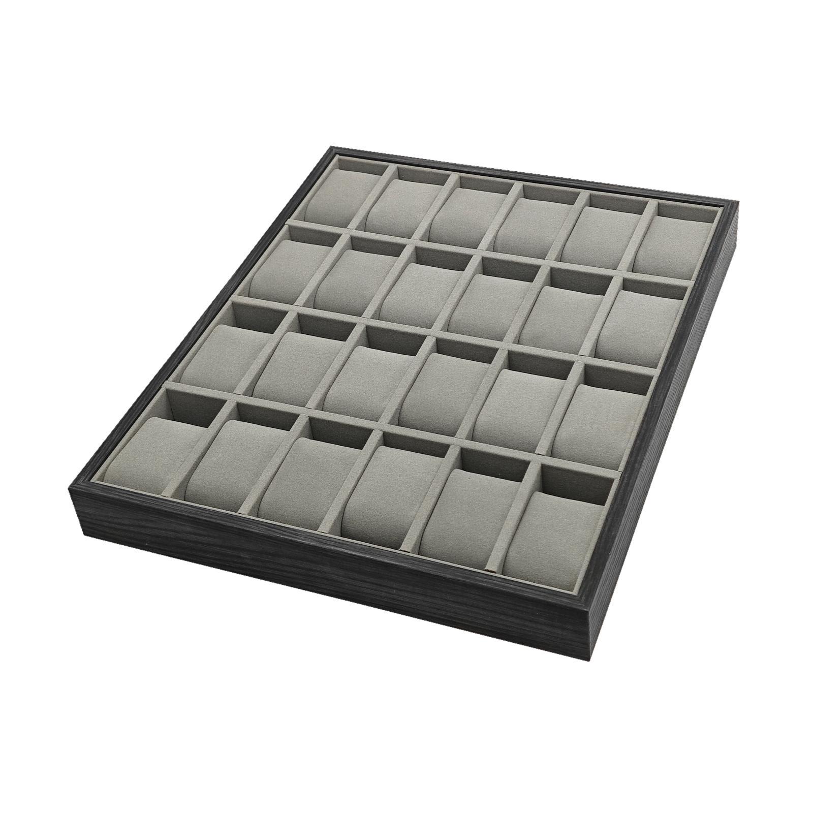 24 Slot Wooden Watch Storage T - Jewelry And Watches Exhibition 评论和价格