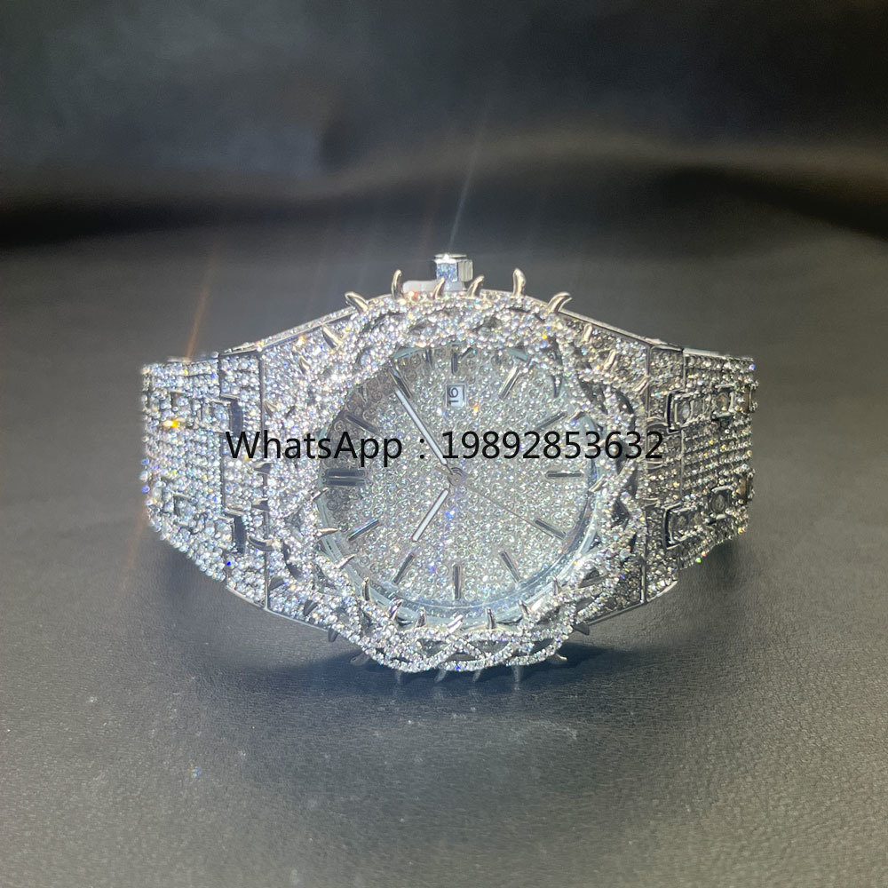 MISSFOX Hot Fashion Full Diamo - Jewelry Watches For Men 评论和价格