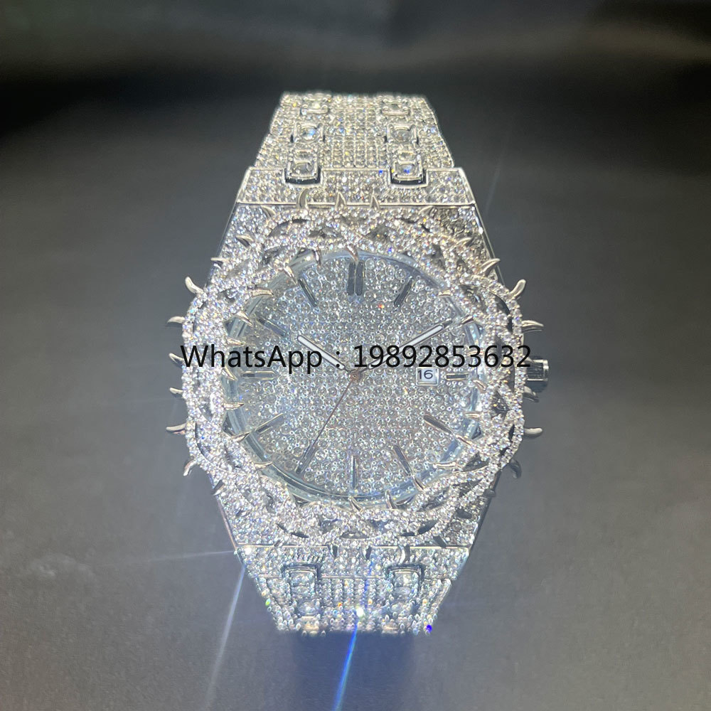 MISSFOX Hot Fashion Full Diamo - Jewelry Watches For Men 评论和价格