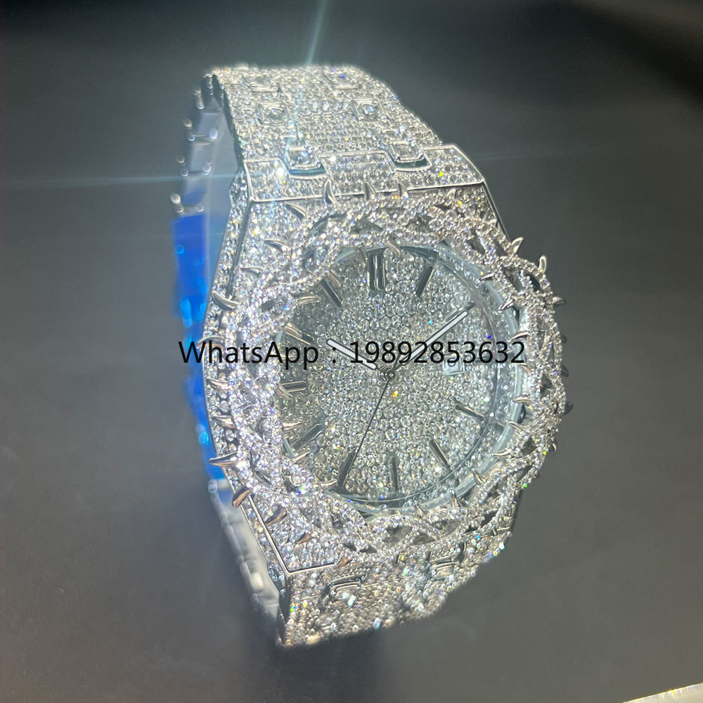 MISSFOX Hot Fashion Full Diamo - Jewelry Watches For Men 评论和价格