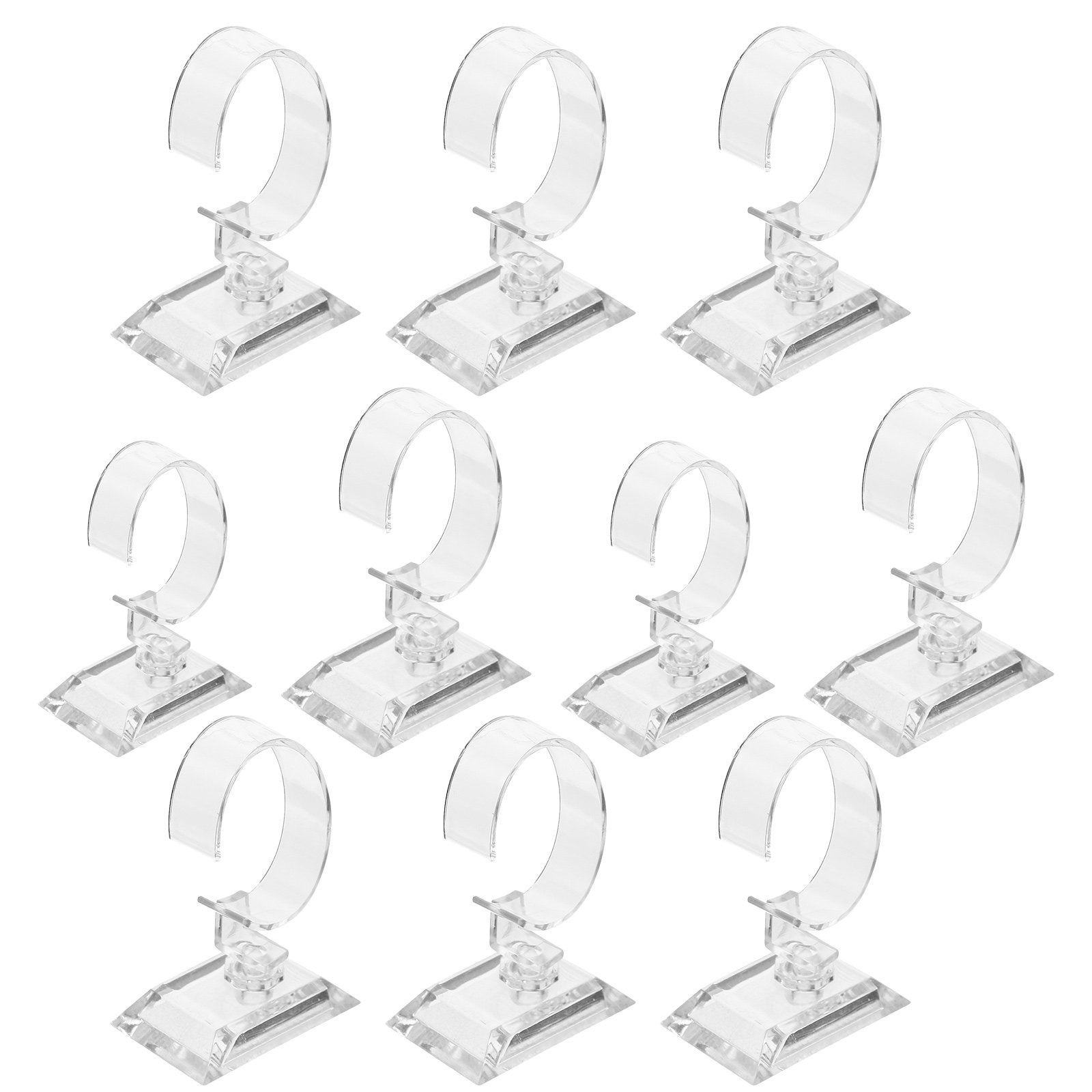 10Pcs Transparent Watch Stand  - Jewelry Store Mens Watches 评论和价格