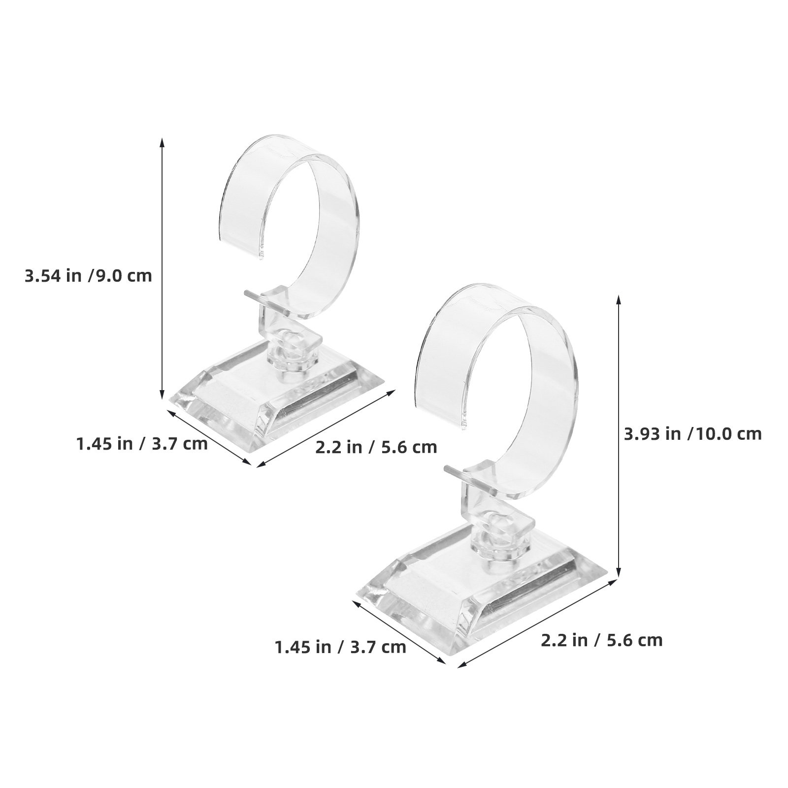 10Pcs Transparent Watch Stand  - Jewelry Store Mens Watches 评论和价格