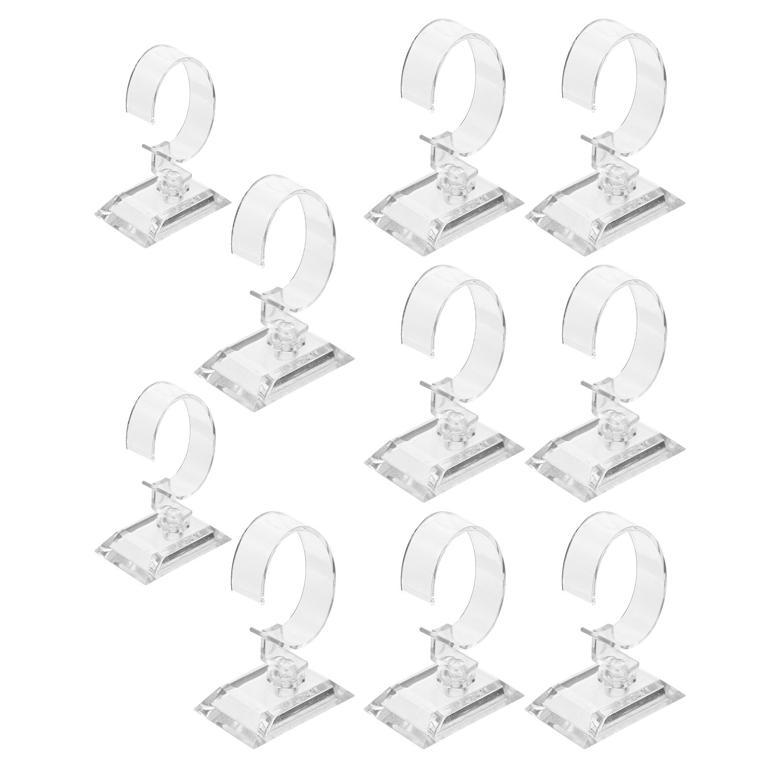 10Pcs Transparent Watch Stand  - Jewelry Store Mens Watches 评论和价格
