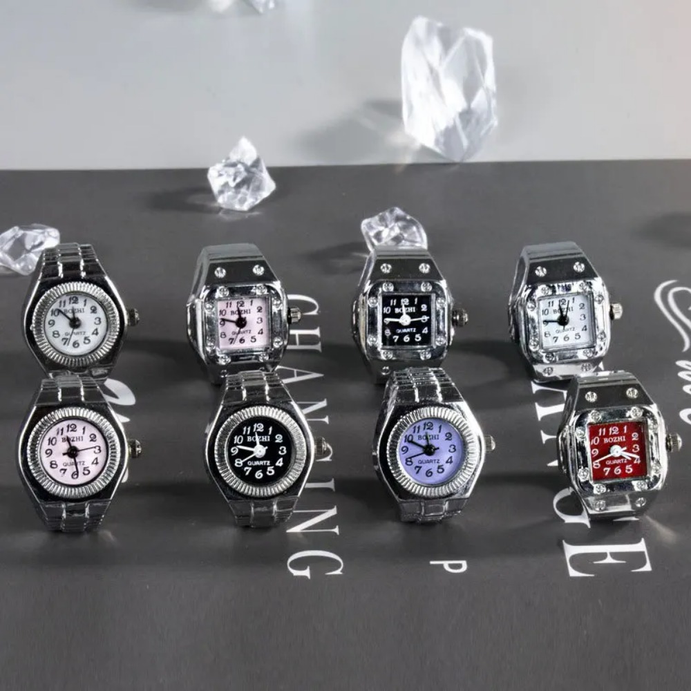 Creative Square Dial Ring Watc - Jewelry Watches For Men 评论和价格
