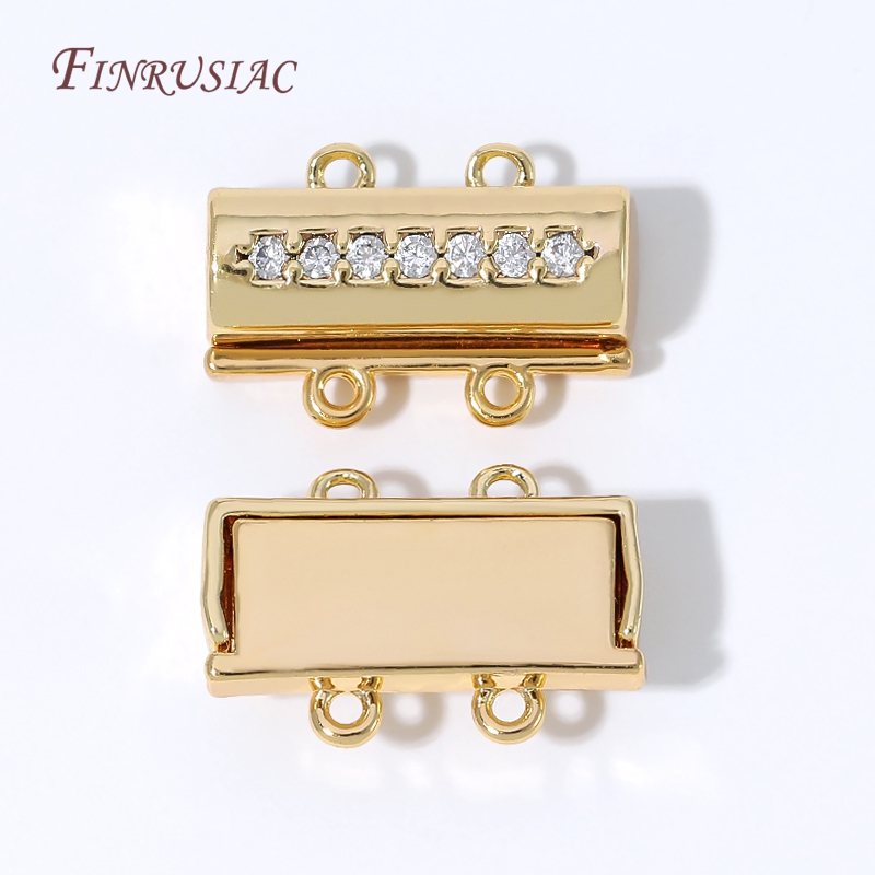 Magnetic Necklace Clasp 18K Go - Pearl Necklace 评论和价格