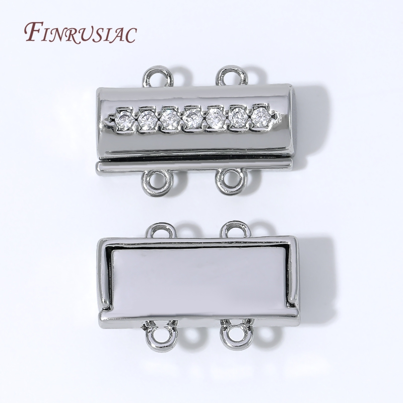Magnetic Necklace Clasp 18K Go - Pearl Necklace 评论和价格