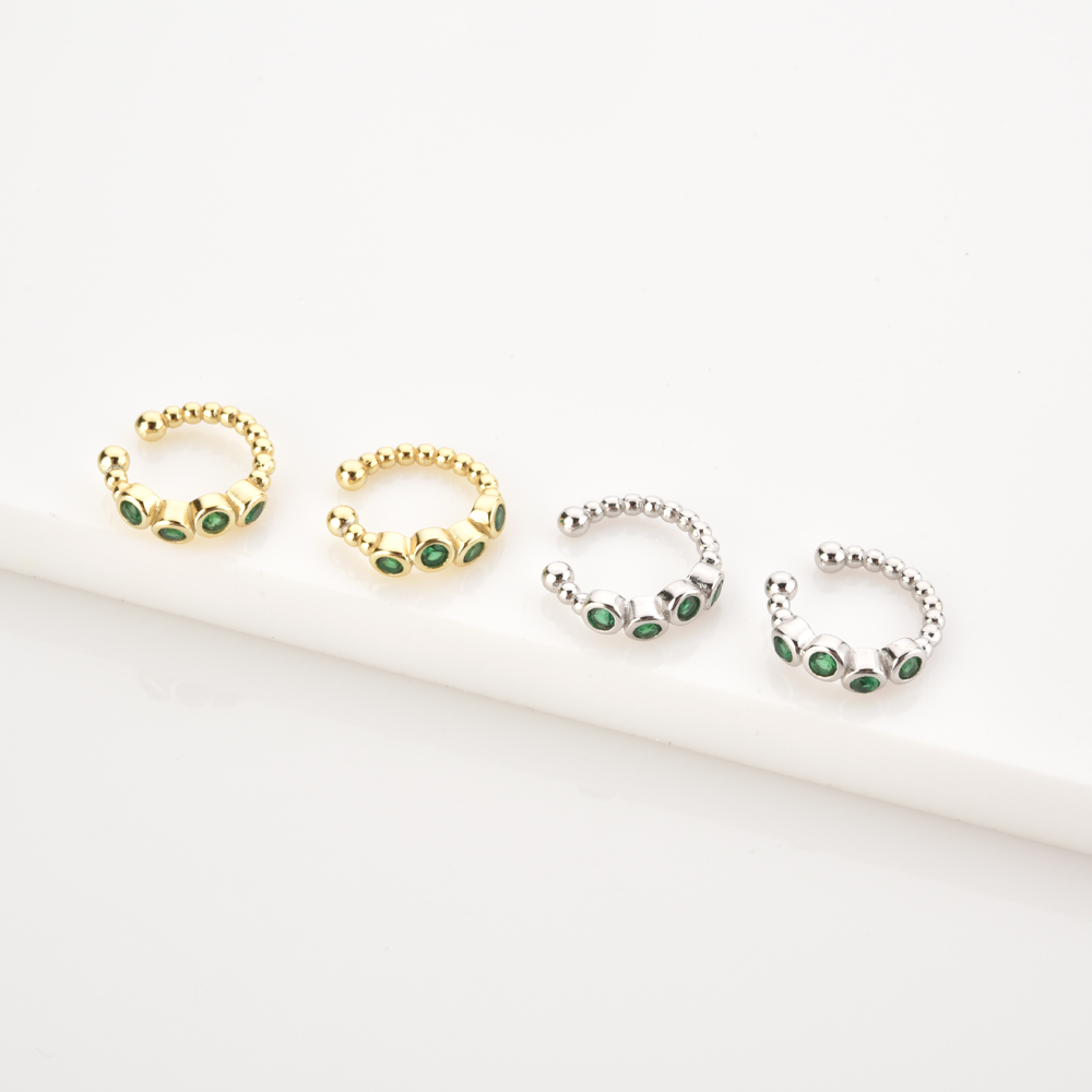 ANDYWEN 925 Sterling Silver Gr - Ear Cuff No Piercing 评论和价格