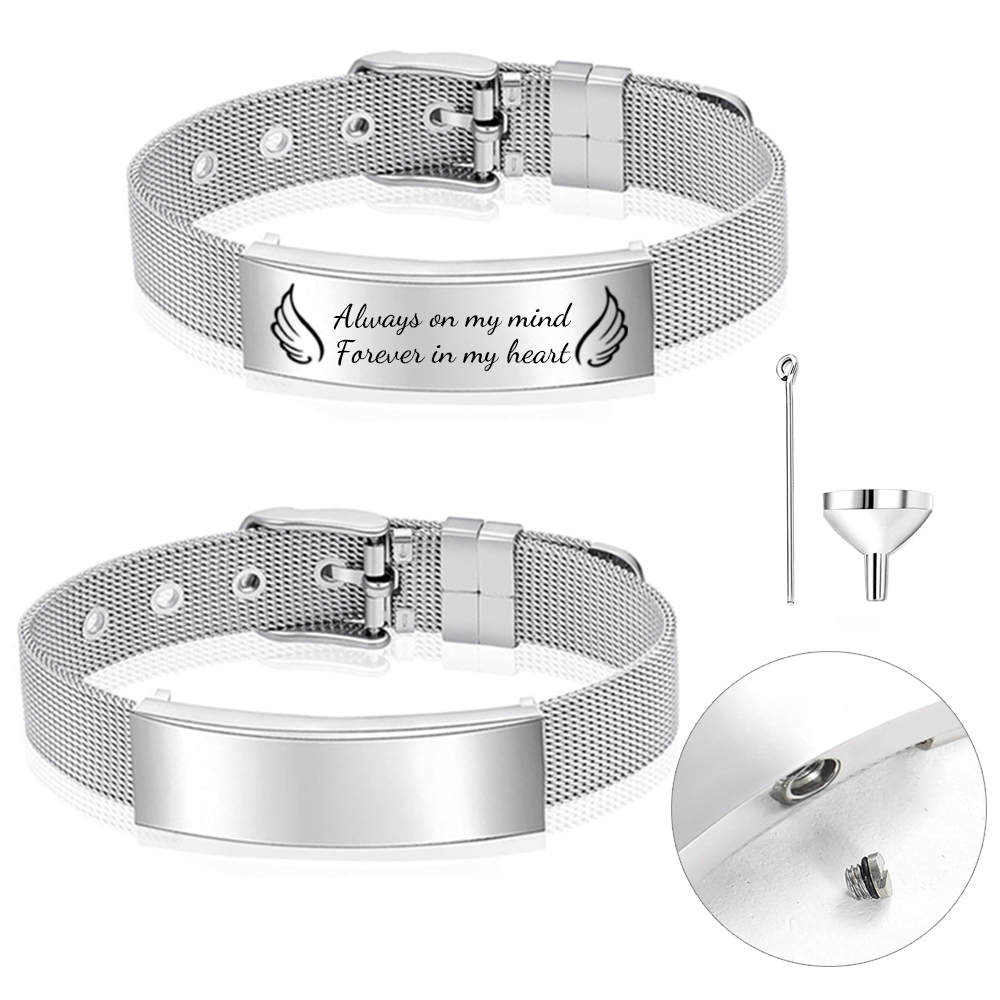 Cremation Jewelry Urn Bracelet - Jewelry Watches For Men 评论和价格