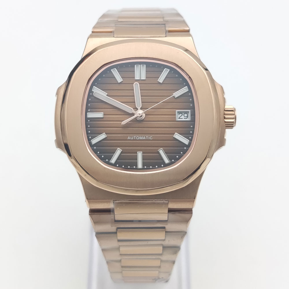 Luxury Rose Gold 40MM Square N - Patek Philippe Watch Nautilus 评论和价格