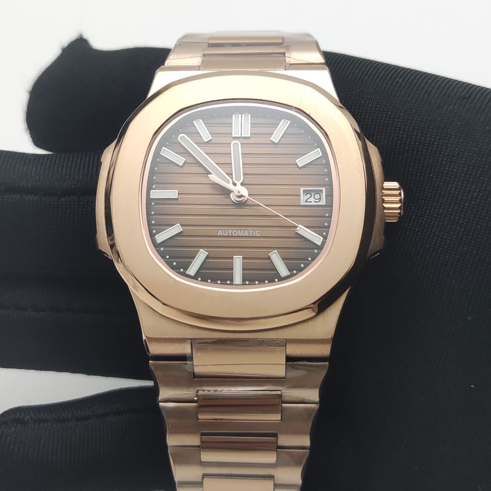Luxury Rose Gold 40MM Square N - Patek Philippe Watch Nautilus 评论和价格